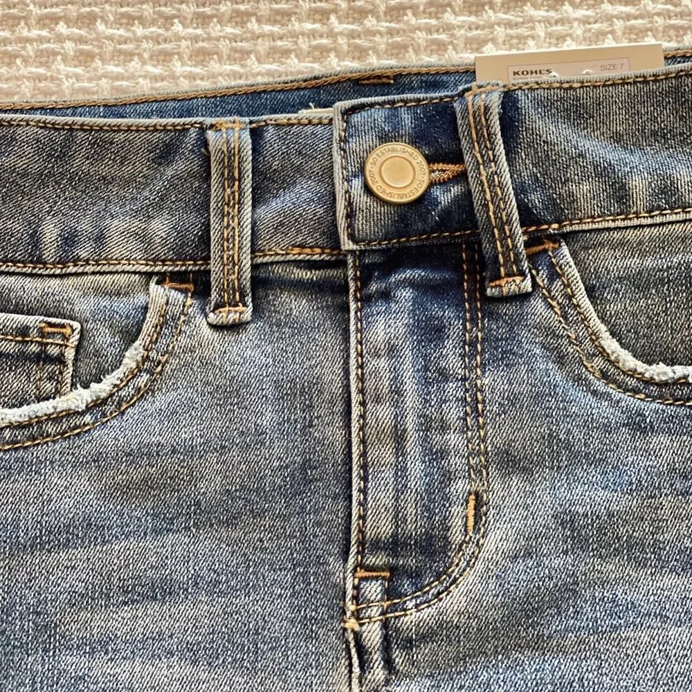 SO GIRLS Denim Stretch Skirt Size 8